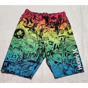 Hurley Shorts Kids 14/16 Multicolor Print